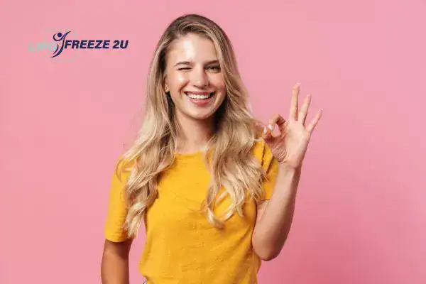 Picture of happy woman after HIFU vaginal tightening Greenford